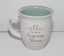 ABBEY Gift You're An Inspiring Woman Thessalonians 5:11 Religious Cup Mug