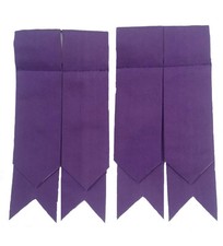 Neu Herren Kilt Hose Blitze Lila Farbe/Highland Lila Kilt Hose Socken Blitze