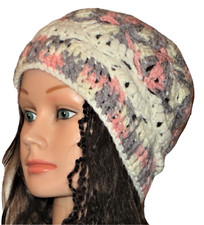 New Handmade Crochet Pink Size S (20 Inches Circumference) Beanie Hat