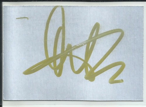 ron Eckhart Original Autograph Signed 2 5 X 3 5 Card Ebay