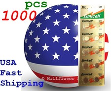 1000 pcs AG7 LR57 LR927 G7 395A 926 Card 1.5V 0 Hg Alkaline Battery