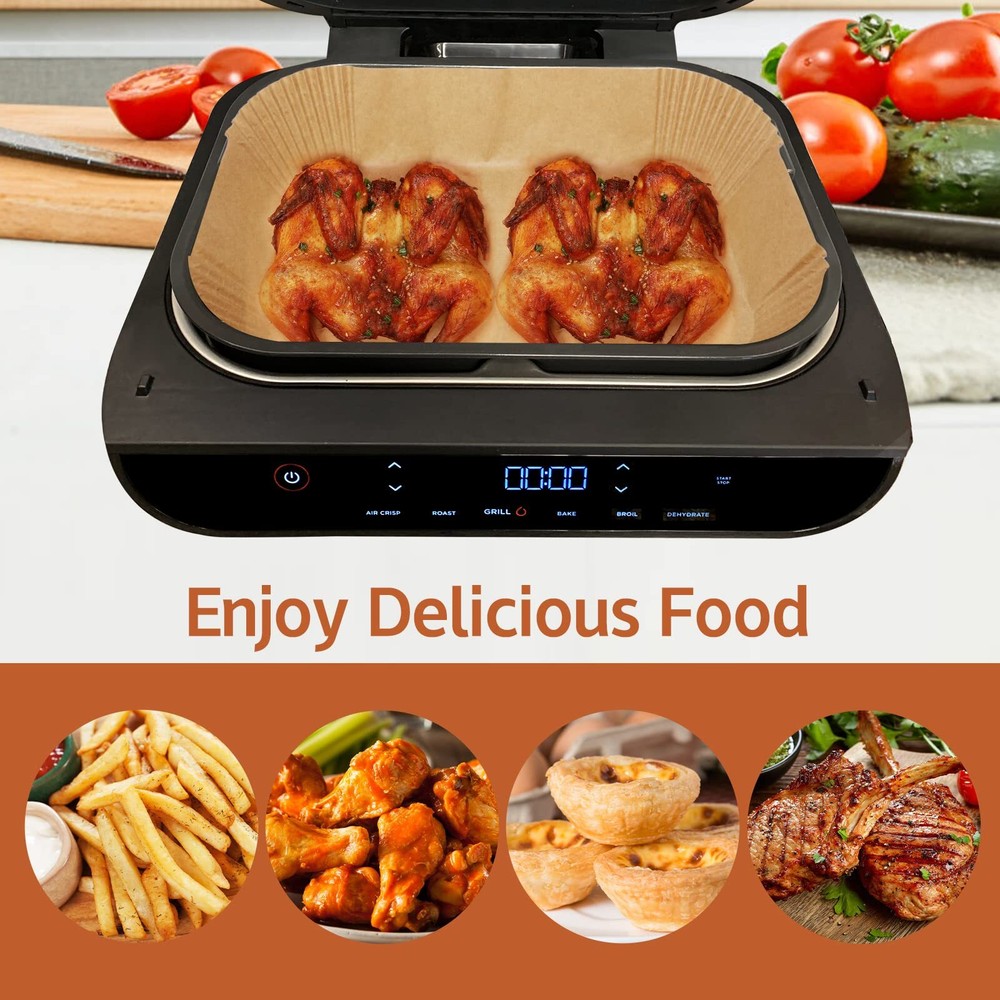 Ninja Air Fryer Disposable Paper Liners for Easy Cleanup and Accessory Use
