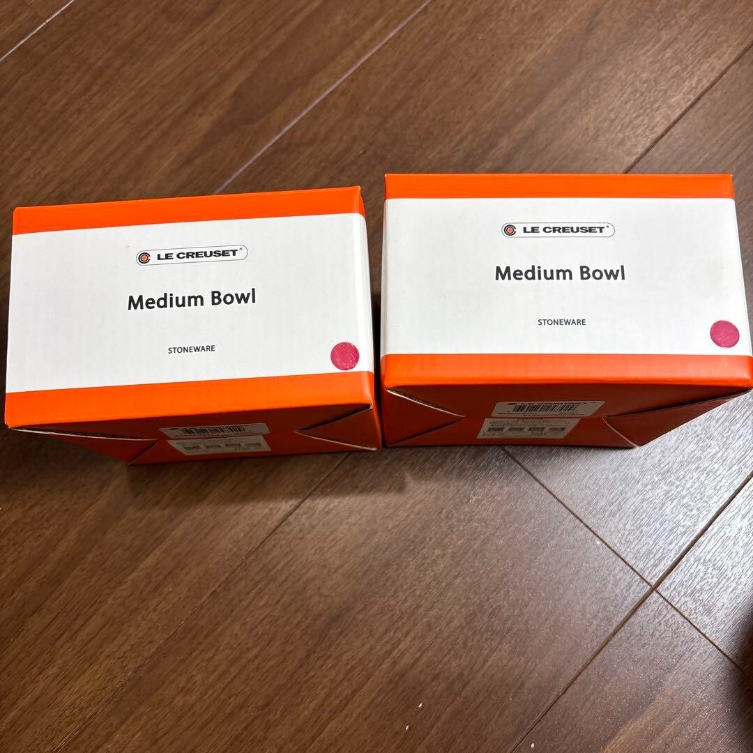 Lot De 2 Bols Le Creuset Miffy – Rouges Vifs, Boîte Incluse, Neufs Et Venant Du Japon !