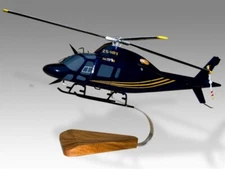 AgustaWestland Agusta AW-119 Desk Wood Helicopter New Model Large Scale 1/32