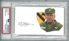 ED FREEMAN SIGNED CUT SIGNATURE PSA DNA (D) US ARMY VIETNAM MOH