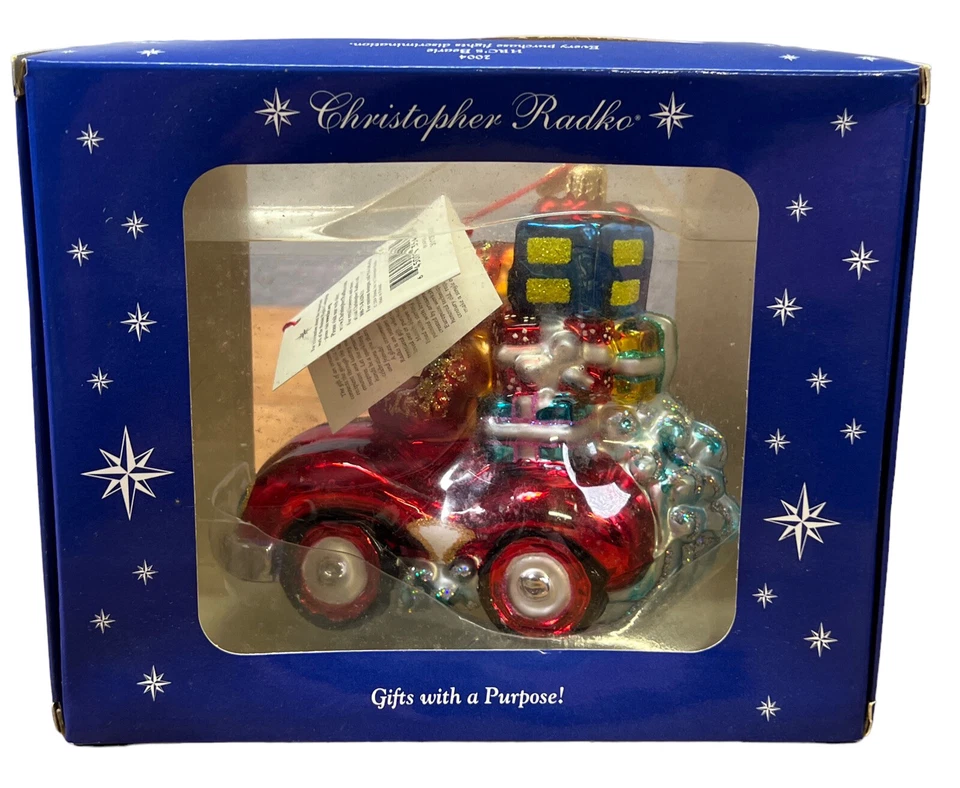 Ornamento de Natal Radko BEARIE 95-038-0 CAMPANHA PELOS DIREITOS HUMANOS - Imagem 2 de 4