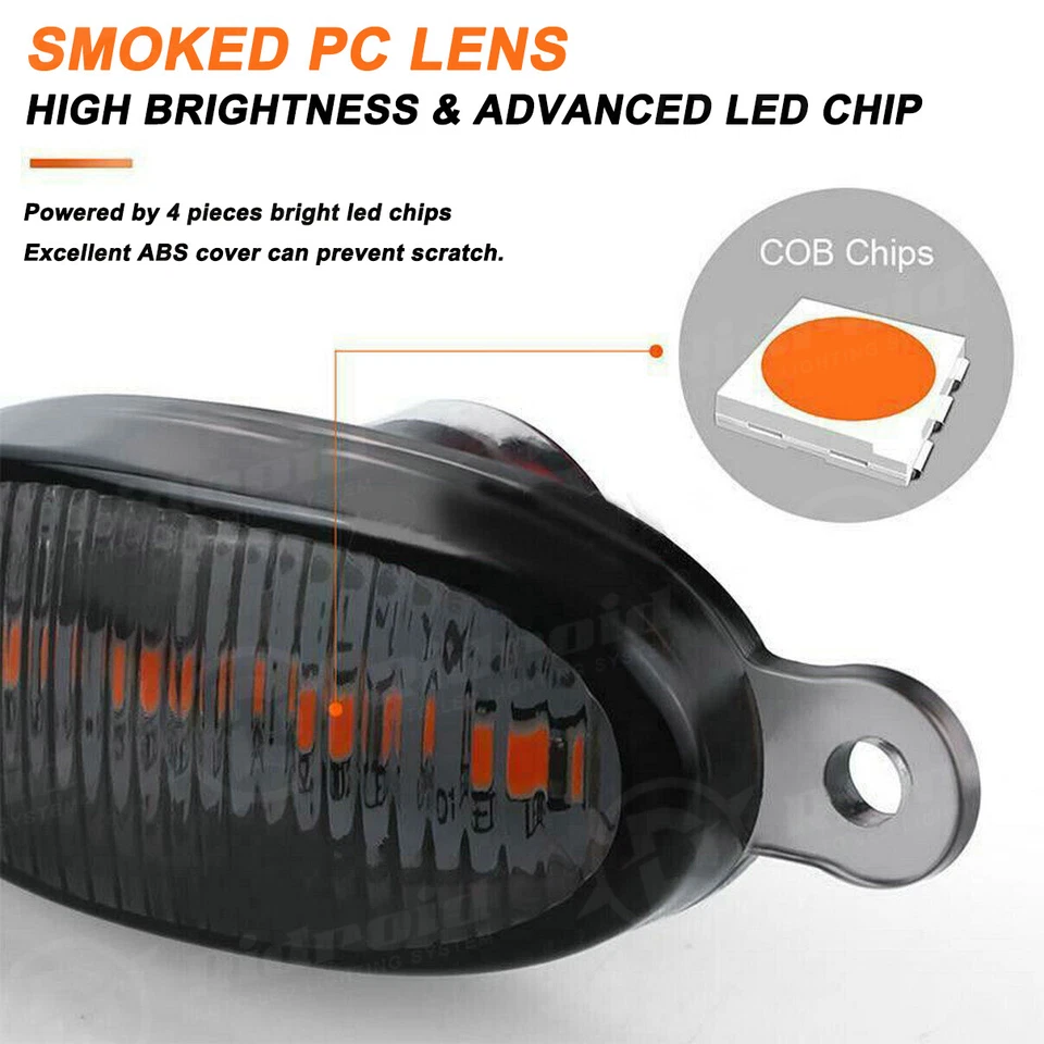 Parrilla delantera ámbar para Jeep Grand Cherokee 2003-21 luz LED estilo Raptor Foto 4 de 4