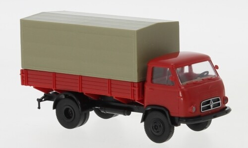 Brekina 43225 - 1/87 Borgward B 655 PP, Red/Black, 1959 - New
