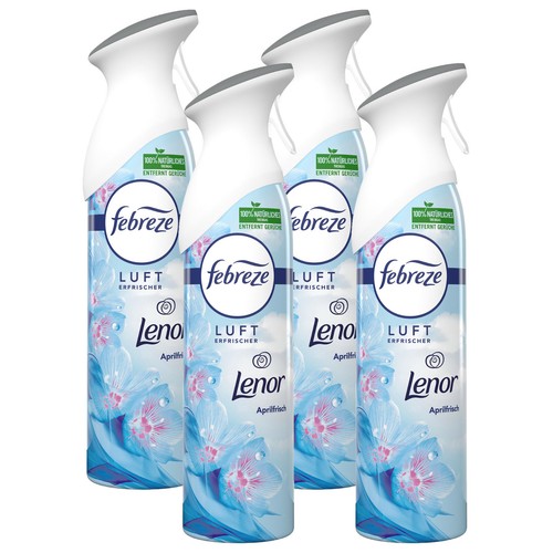4x Febreze air freshener Lenor April fresh 300ml 8001090570468 eBay