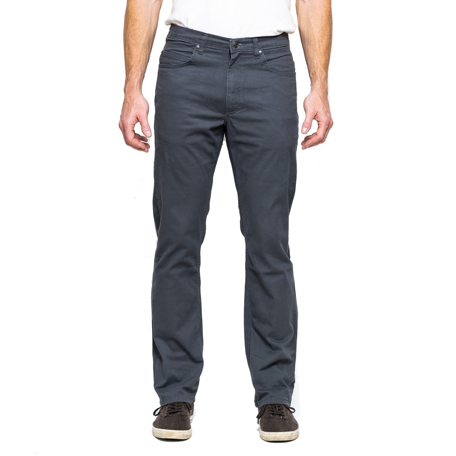 Full Blue Men's Big & Tall 5-Pocket Regular Fit Stretch Casu