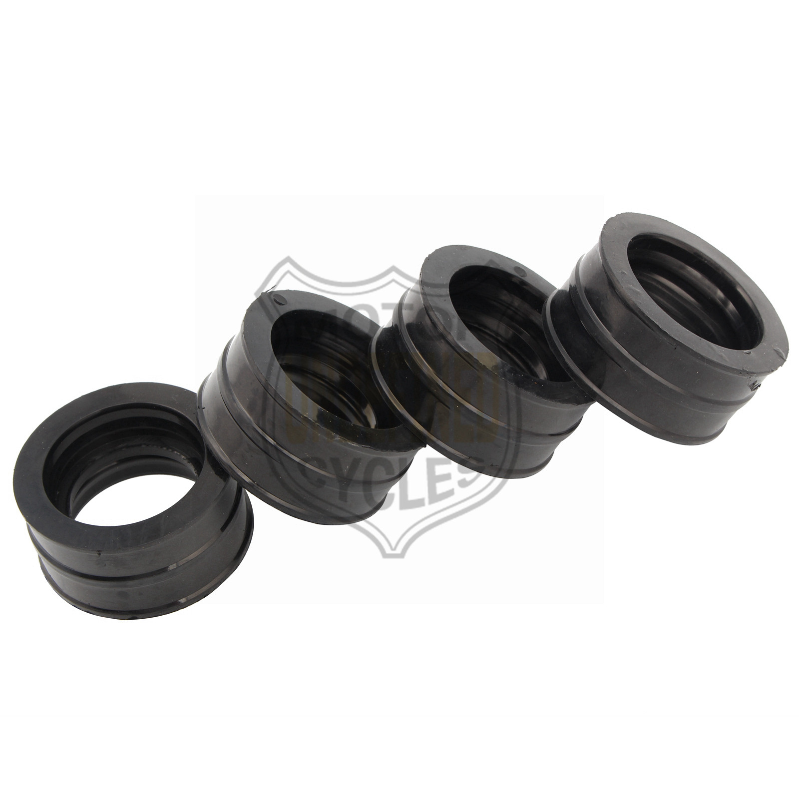 Black Intake Manifold Carburetor Boots For Honda V45 Sabre Magna 700