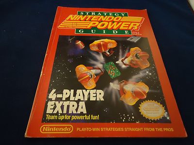 4-Player Extra Nintendo Power NES Strategy Guide Book Gauntlet II World Cup More