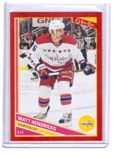 Matt Hendricks 2013-14 O-Pee-Chee Red Parallel Card #259