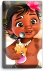 BABY MOANA CUTE HAWAIIAN GIRL LIGHT DIMMER CABLE WALL PLATE COVER NEW ROOM DECOR