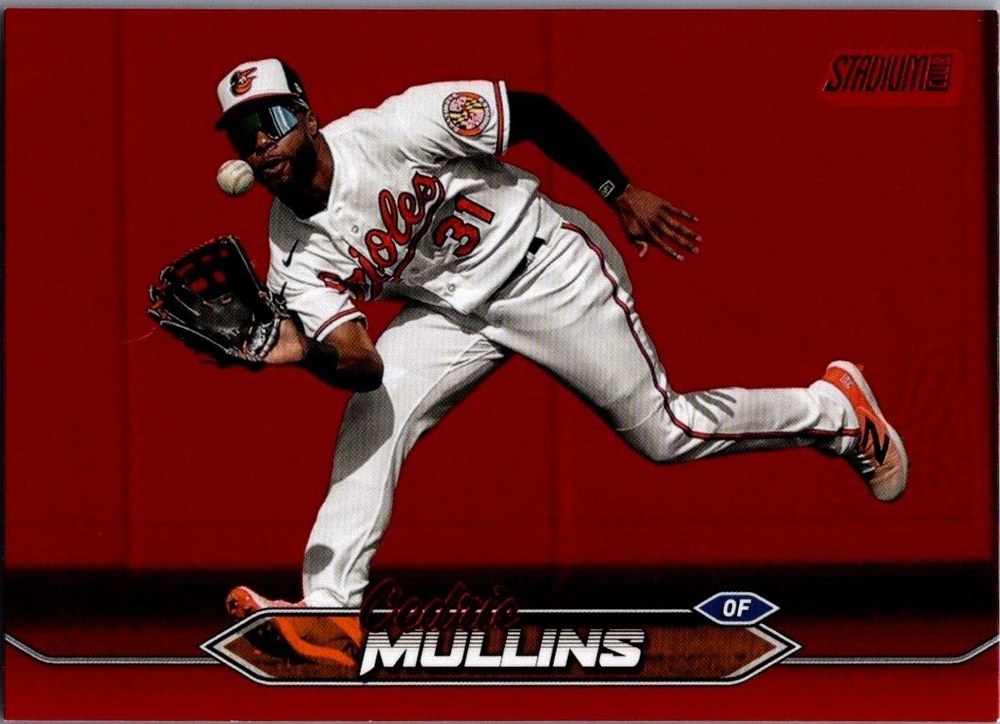 2024 Stadium Club Red Foil #93 Cedric Mullins Baltimore Orioles