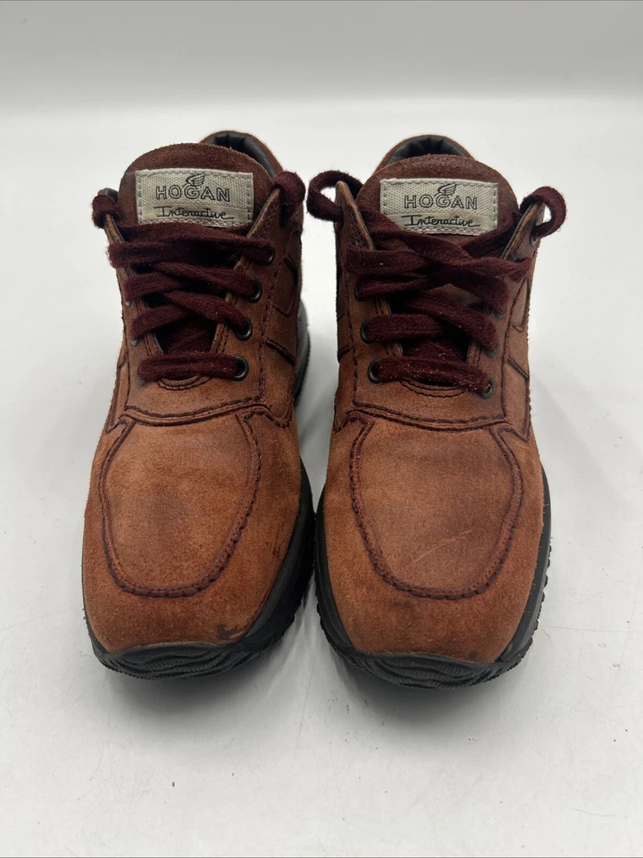 HOGAN By Tod’s INTERACTIVE Zapato Gamuza Cacao Mujer’s UE Talla 38 EE. UU. TALLA 7.5-8 Foto 2 de 4