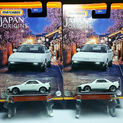  2022 Matchbox JAPAN ORIGINS   1985 TOYOTA MR2  12/12  Lot Of (2) MATTEL 