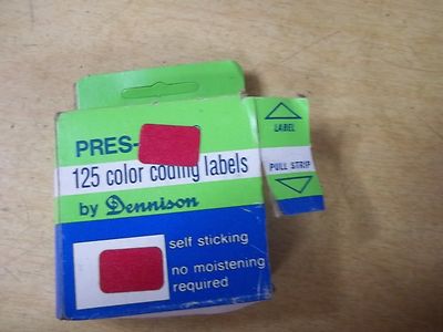 Dennison No. 43-829 Self Sticking Color Coding Labels, 125 Count *FREE SHIPPING*