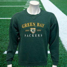 Vintage 90s Green Bay Packers Lee Sport NFL Football Crewneck Sweatshirt USA LG