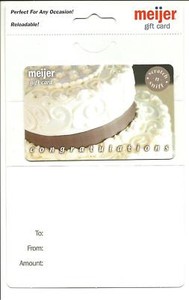 Meijer Scratch Sniff Cake Congratulations Gift Card No Value Collectible Ebay