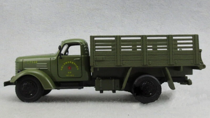 1/36 Truck Model Green Army Vehicle Diecast Jie Fang Military Motor Lorry Model - Image 3 of 4