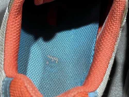 Nike Womens 447841-041 Pegasus 28 Trail Running Shoes Sneakers Gray Orange Blue - Picture 13 of 15