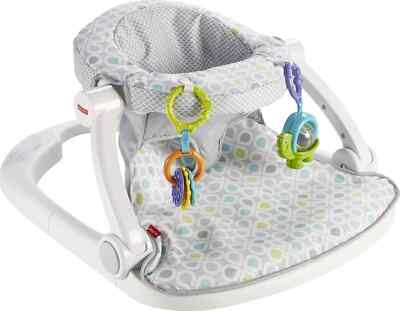 Fisher-Price Tragbarer Babysessel Sit-Me-Up Bodensitz mit Entwicklungsspielzeug