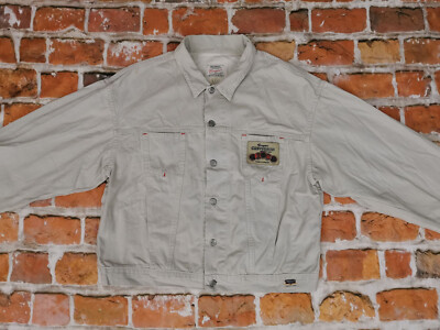 Chevignon Conquest Super Jeans Vintage Jacket Hell Grey Casual Gr: XXL Tip Top