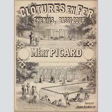 Clotures en Fer. Chenils Basse-Cour. M&eacute;ry Picard.