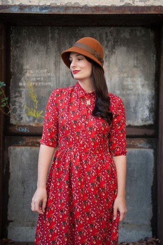Modcloth Yumi Ooh La Lemur Shirt Dress 