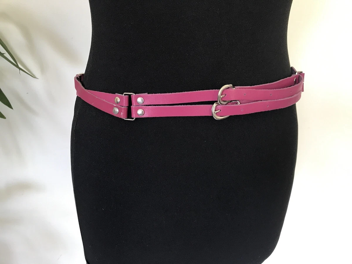 80s top double belt