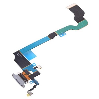 Weiß USB Ladebuchse Mikrofon Flex OEM Kabel für iPhone X | FPC