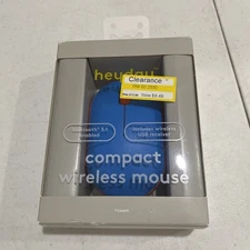 heyday Bluetooth Mouse USB-A Wireless Bright Blue Wireless Accessory
