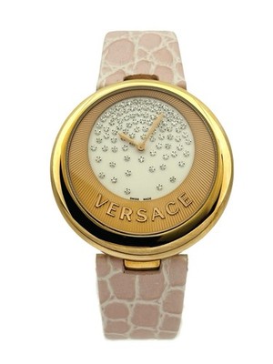Versace Women's 87Q80D98FS001 Perpetuelle IPRG 5N Plated Waterfall Diamond Watch