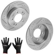 Rear Disc Brake Rotors Set for Hyundai Venue 2020-2026 Elantra GT 2013-2020
