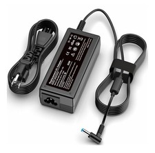 Charger Compatible with HP Laptop Computer 65W 45W Smart Blue Tip Power Adapter