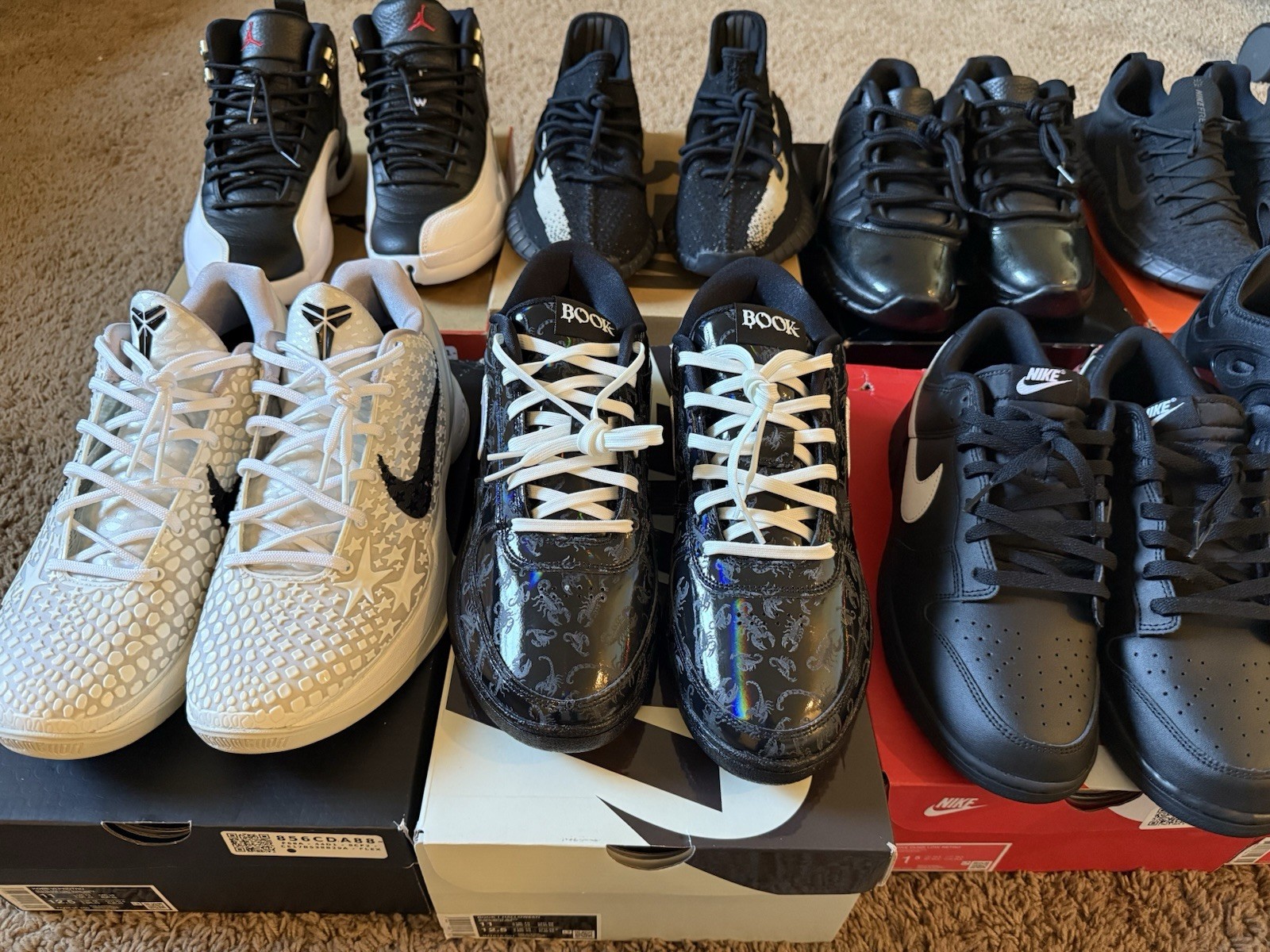 Lot 9 Sneakers Nike Jordan adidas Men's Athletic Shoes Air Jordan Yeezy Boost  thumbnail 3