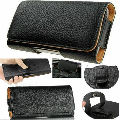 Universal Leder Holster Hüfttasche Brieftasche Halter Gürtelschlaufe Clip Etui Abdeckung
