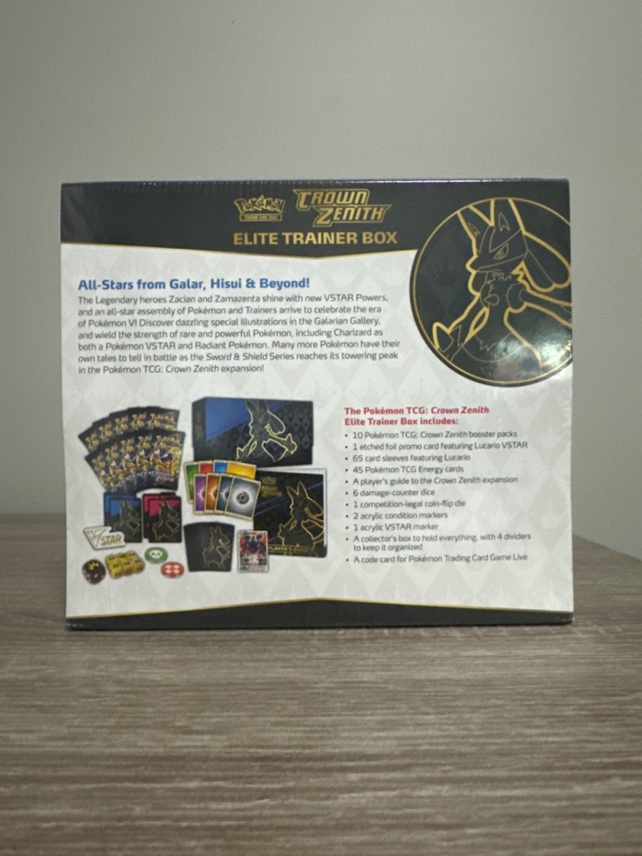 Pokémon TCG: Crown Zenith Elite Trainer Box - 10 Packs for sale