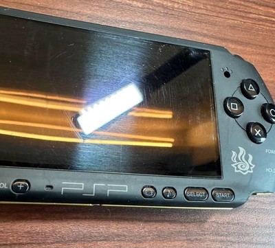 Monster Hunter Limited Model PSP 3000 Matte Black Gold Console
