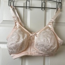 Bali 3372 Double Support Wireless Lace Bra - Pink - Size 38DD / 85DD