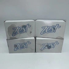 ZEST (4) bar soap vintage new old stock 4oz  Get Zestfully clean