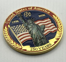 *1 pieza* Moneda Conmemorativa 250 ANIVERSARIO ESTADOS UNIDOS DE AMÉRICA 1776-2026