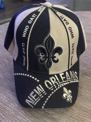 New Orleans Saints - Champions Hat - Cap Adjustable black/Gold - Who Dat Nation