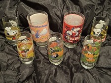 Snoopy Charlie Brown Peanuts And Assorted Charles Schulz Glasses 32oz
