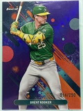 2025 Topps Finest - Common Brent Rooker #46 Purple Refractor /250