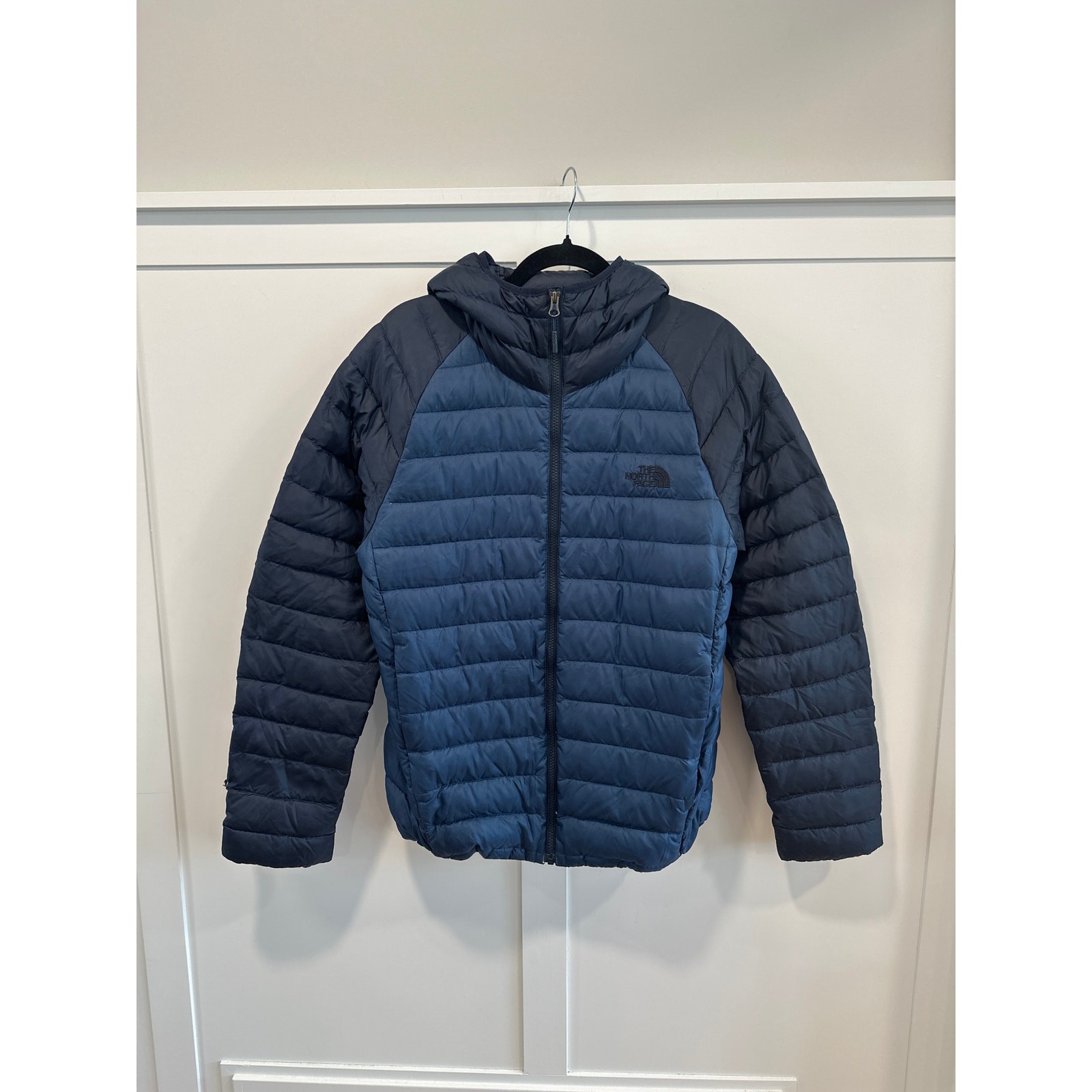 The North Face Hooded Down Quilted Packable Jacket Size M