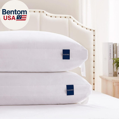 Pillows King Size Set of 2, Hybrid Shredded Memory Foam Pillow[Adjustable Loft],