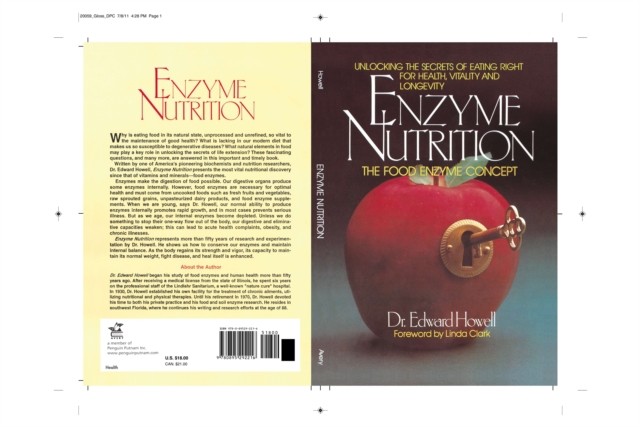 Enzyme Nutrition by Dr. Edward  Howell (Paperback Book)