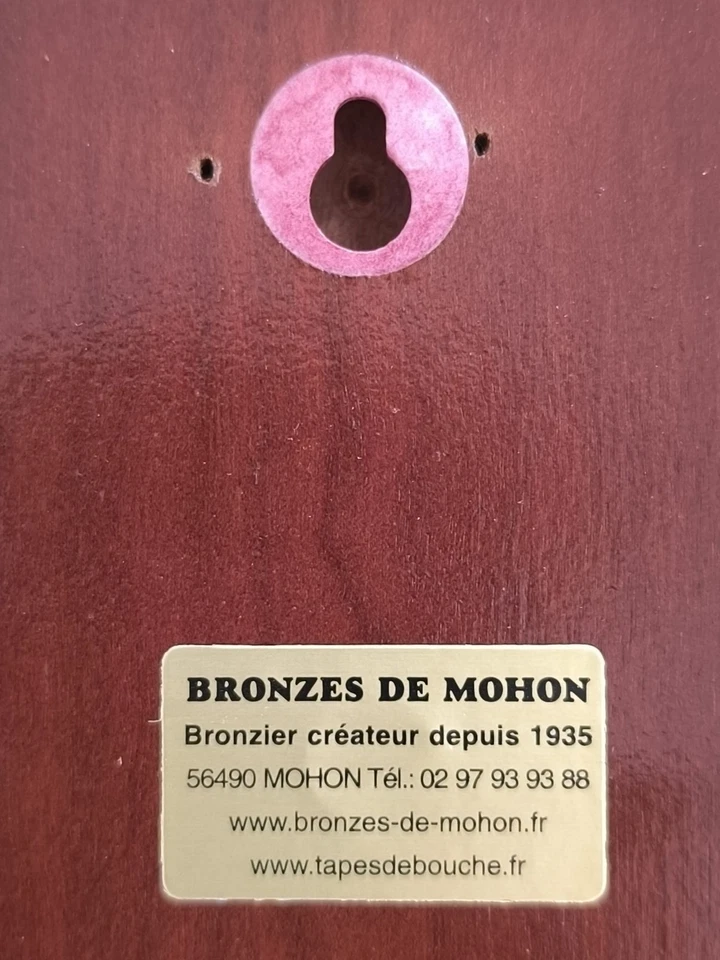 Plaque murale Port de Cannes - Fabrication Bronzes de Mohon • Neuf en boîte - Photo 3/3